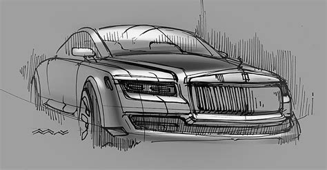 Michal Vlcek: ROLLS ROYCE - free sketch