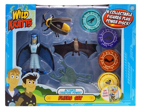 Wild Kratts Creature Power Fliers 4-Pack Figure Set