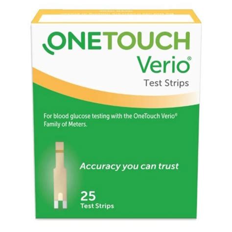 Sell OneTouch Verio 25 Count | Diabetics Trust