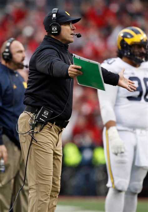 19 pictures of Jim Harbaugh’s epic meltdown after Ohio State beat ...