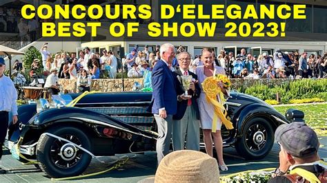 2023 Pebble Beach Concours d'Elegance - Best of Show! Celebrating Automotive Excellence for 72 ...