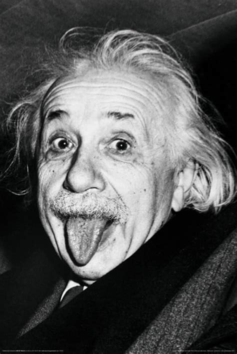 Albert Einstein Funny Face Tongue Art Print Poster - 24x36 : Amazon.ca ...