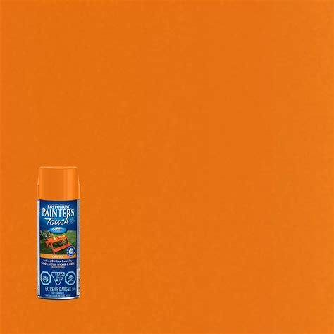 Rust-Oleum Painter's Touch Multi-Purpose Paint in Gloss Orange, 340 G Aerosol Spray Paint | The ...