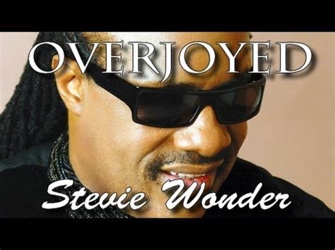 Overjoyed - Stevie wonder - LYRICS - YouTube