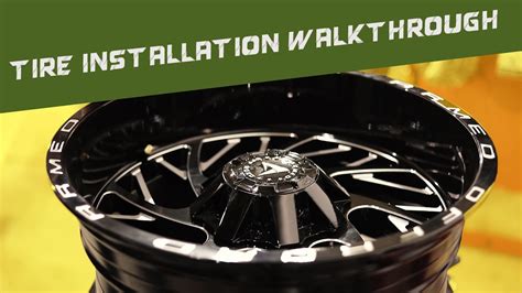 Custom Tire Installation Walkthrough - YouTube