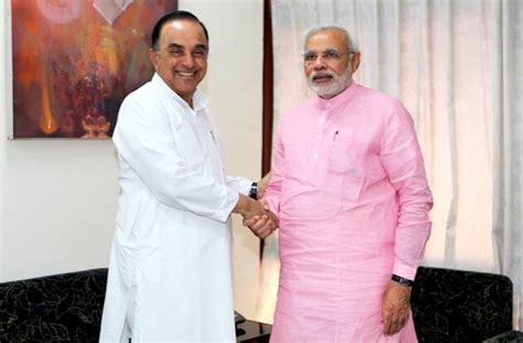 Shri Narendra Modi Meets Dr. Subramanian Swamy