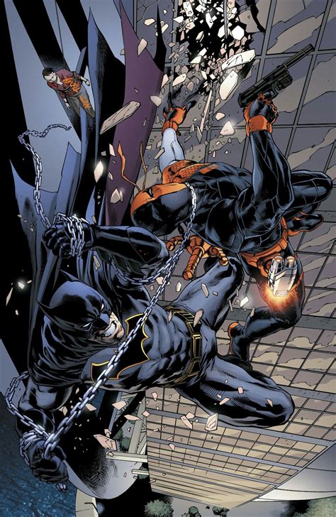 Batman vs Deathstroke by Carlo Pagulayan | Dc comics art, Batman comics, Batman artwork