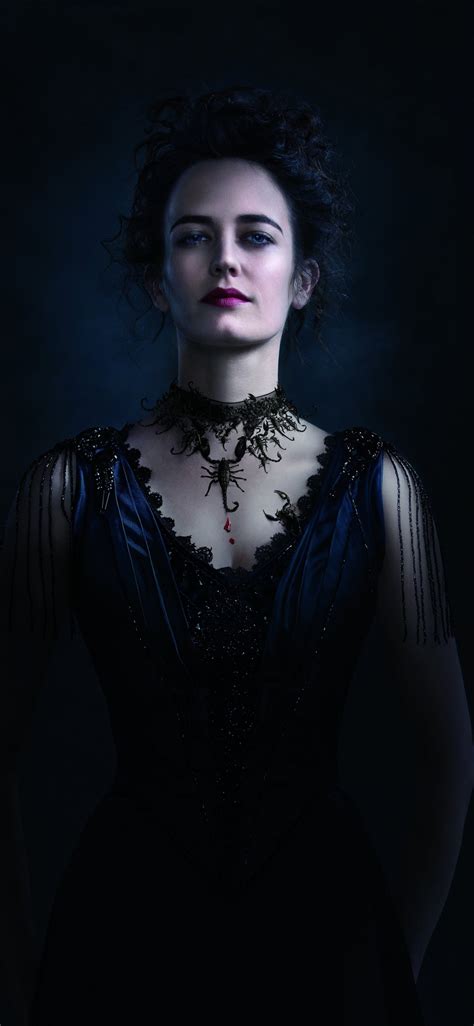 Download wallpaper 1125x2436 eva green, penny dreadful, tv show, dark, iphone x, 1125x2436 hd ...