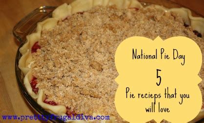 National Pie Day - Top 5 Pie Recipes - Pretty Frugal Diva