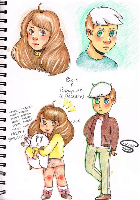 Bee and Puppycat (and Deckard) by washidashi on DeviantArt