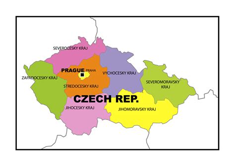 Map Czech Republic