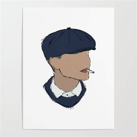 Peaky Blinders Tommy Shelby themed design Poster by GraphEx | Society6