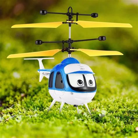 TOMLOV Induction Flying Toys RC Helicopter Cartoon Remote Control Drone ...