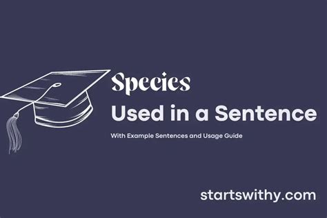 SPECIES in a Sentence Examples: 21 Ways to Use Species