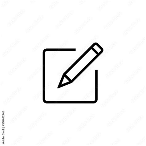 Edit icon, Edit sign and symbol vector. Pencil icon vector de Stock ...