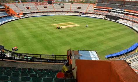 Hyderabad Cricket Association elections are underway at Uppal stadium ...