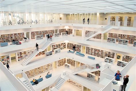 Seven of the Most Beautiful Libraries in the World | Stuttgart, Bibliothek