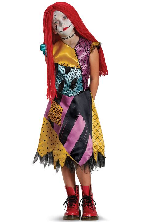 The Nightmare Before Christmas Disguise Sally Deluxe Child Costume-