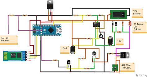 Pulse Induction Metal Detector Circuit Diagram