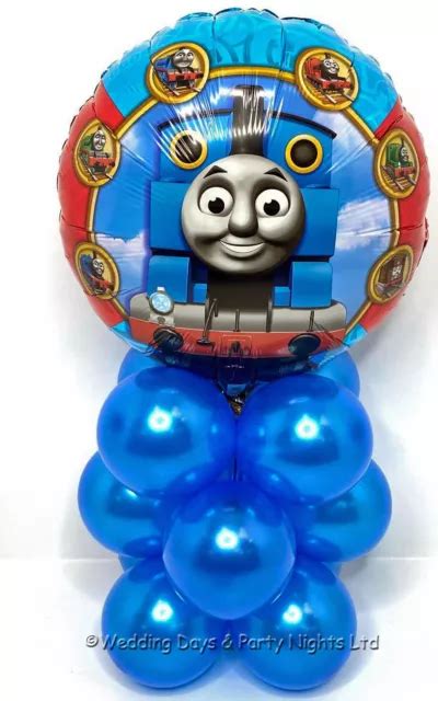 THOMAS THE TANK Engine Train Foil Balloon Display Kit Birthday Party Table Decor $7.94 - PicClick