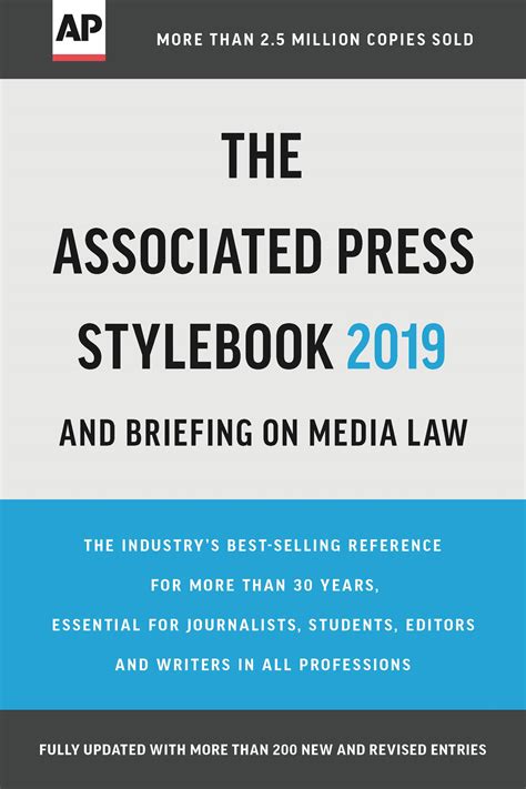 The Associated Press Stylebook 2019 (Paperback) - Walmart.com