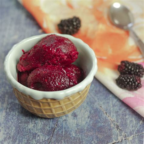 Mixed Berry Sorbet - Global Kitchen Travels