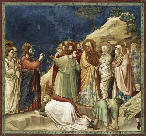 Raising of Lazarus, c.1304 - c.1306 - Giotto - WikiArt.org