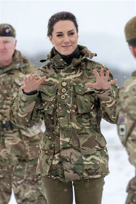 The Princess of Wales ditched her heels and donned camouflage and a ...