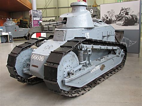 Surviving WW1 French Char Renault FT Tank prototype in Bovington