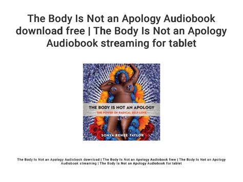 The Body Is Not an Apology Audiobook download free | The Body Is Not