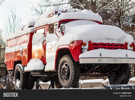 Fire Truck Zil-130 Image & Photo (Free Trial) | Bigstock