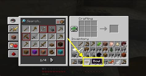 How to Make a Bowl in Minecraft