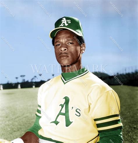 DG299 Rickey Henderson Oakland A s Rookie Pose Colorized Photo ...