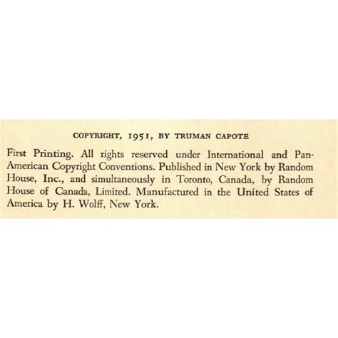 Truman Capote: The Grass Harp Book | Chairish