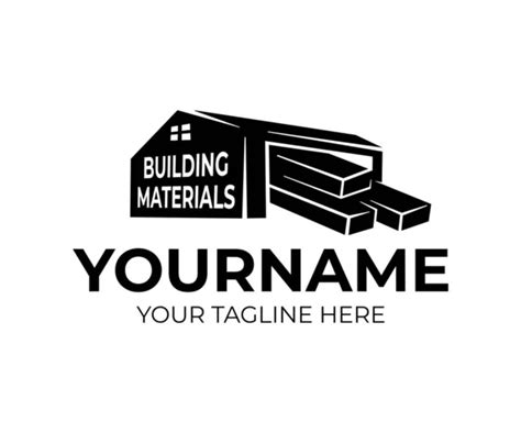 Building materials logo Vector Art Stock Images | Depositphotos