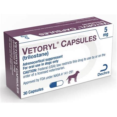 Vetoryl Capsules - Buy Cheaper 5mg Vetoryl Capsules for Dogs with Cushings