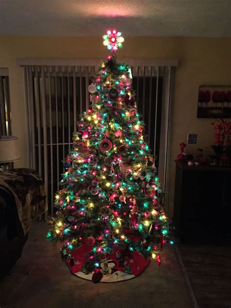 My Christmas tree 2016 | Decorating with christmas lights, Christmas ...