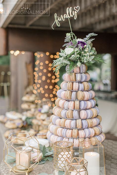 Macaron Tower for a Wedding - unOriginal Mom