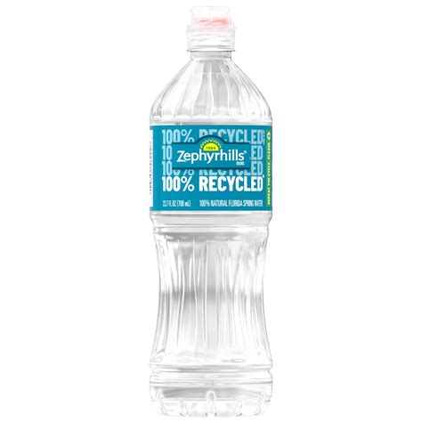 Zephyrhills 100% Natural Spring Water Plastic Bottle, 23.7 OZ