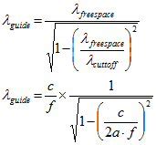 ##HOT## Rectangular Waveguide Guided Wavelength Calculator