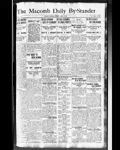 Macomb Daily By Stander Archives, Apr 19, 1921, p. 1