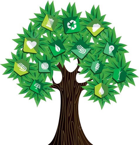 Green Resources Concept Tree Renewable Man Silhouette Vector, Renewable, Man, Silhouette PNG and ...