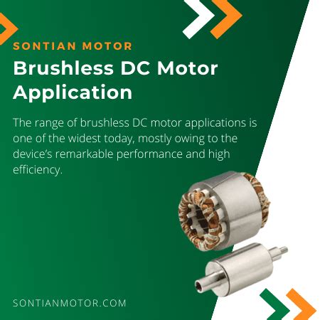 Brushless DC Motor Application, 8 BLDC Motor Application Examples