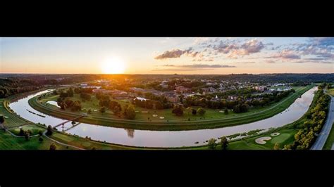 Aerial View of Ohio University Athens Campus (Summer) - YouTube