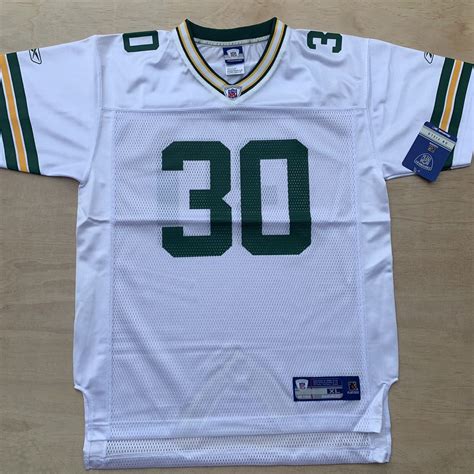 Deadstock Y2K Green Bay Packers #30 Ahman Green Jersey White YOUTH XL NOS VTG | eBay