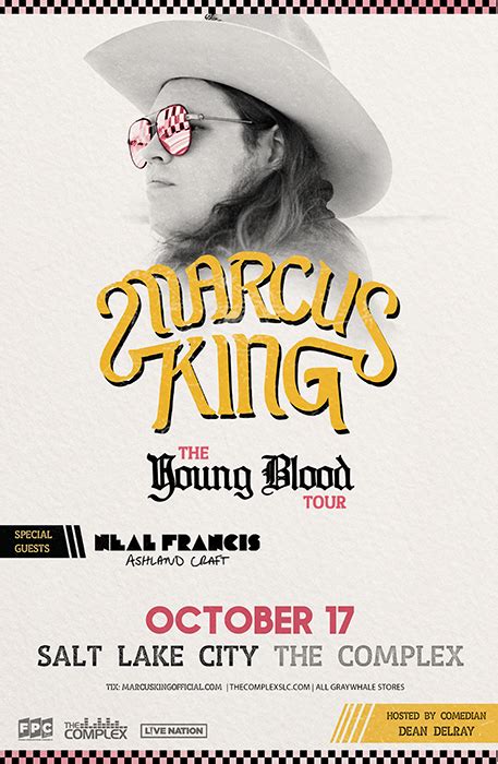 Tickets for Marcus King - Young Blood Tour in Salt Lake City from The Complex