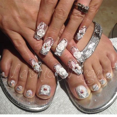 Mani & pedi matching artwork | Mani pedi, Fashion nails, Coffin shape nails