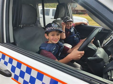 Police join in the fun at Esk State School Under 8's Day - Ipswich