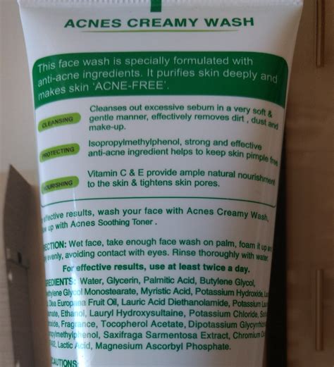 Acnes Creamy Wash Facewash Review - Skincare Villa