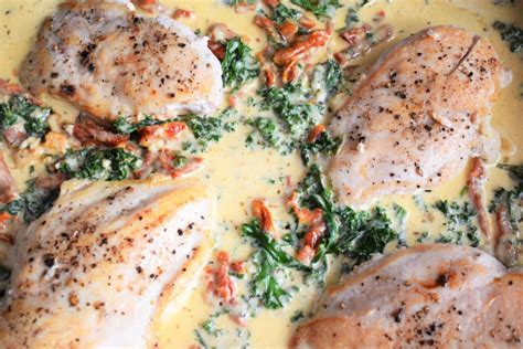 Electric Skillet Creamy Tuscan Chicken - In the Kitch